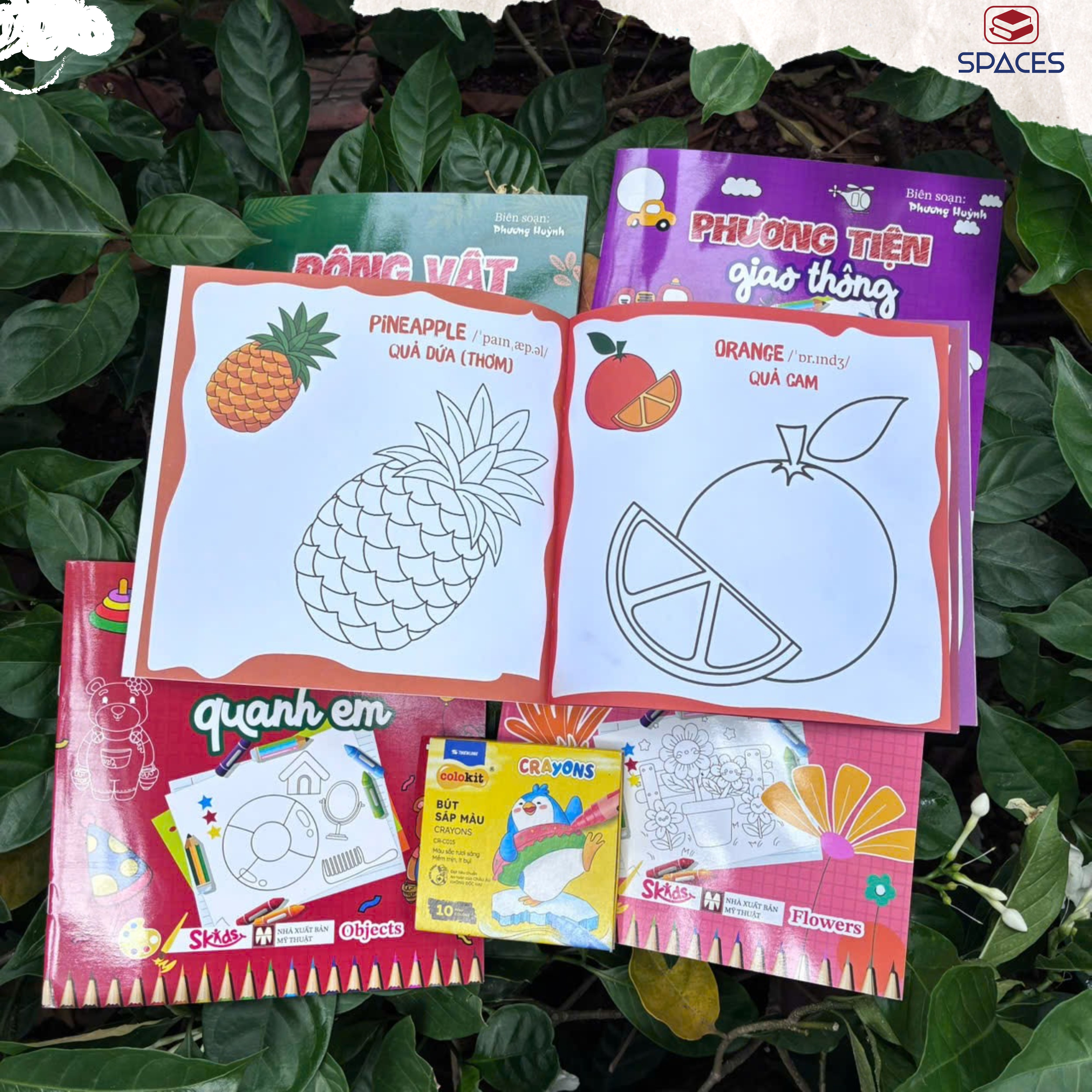 Sách - Tô Màu Thông Minh - RAU CỦ QUẢ - SKIDS