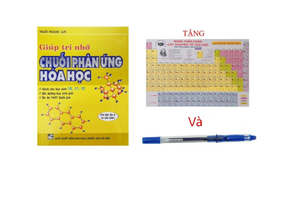 Sách – Giúp trí nhớ chuỗi phản ứng hóa học