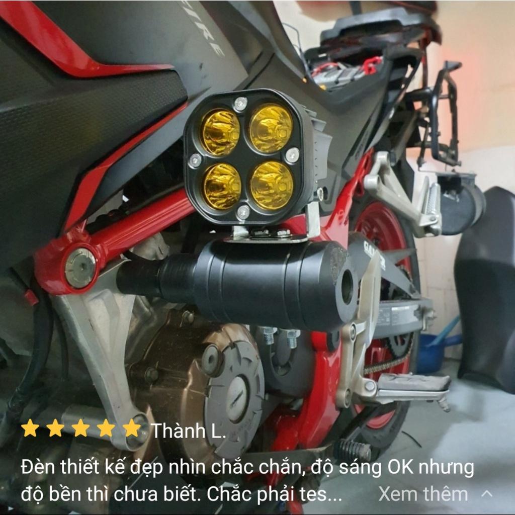 Đèn trợ sáng xe máy ô tô L4x ZTUN siêu sáng chống nước lắp các loại xe