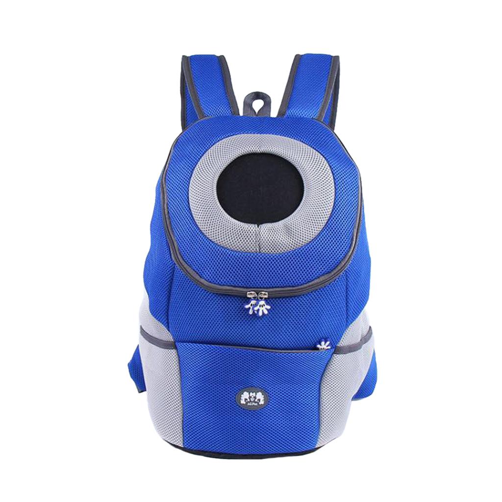 Pet Dog Backpack Carrier Travel Note Bag Front Net Double Shoulder