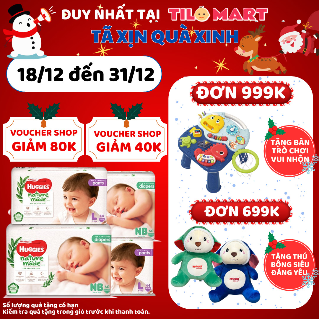Tã/Bỉm dán siêu cao cấp Huggies Platinum Nature Made size XL44
