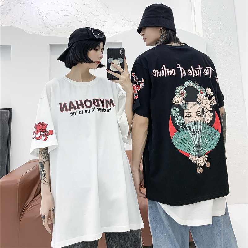 Áo phông unisex nam nữ Geisha Nhật The Tide of online