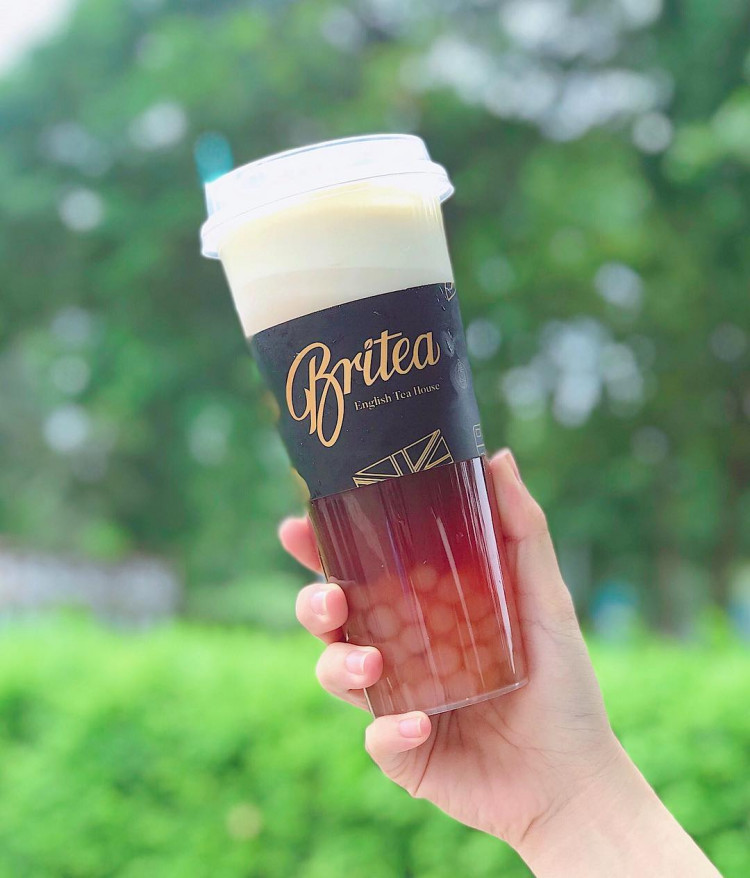 trà đỏ machiato Britea