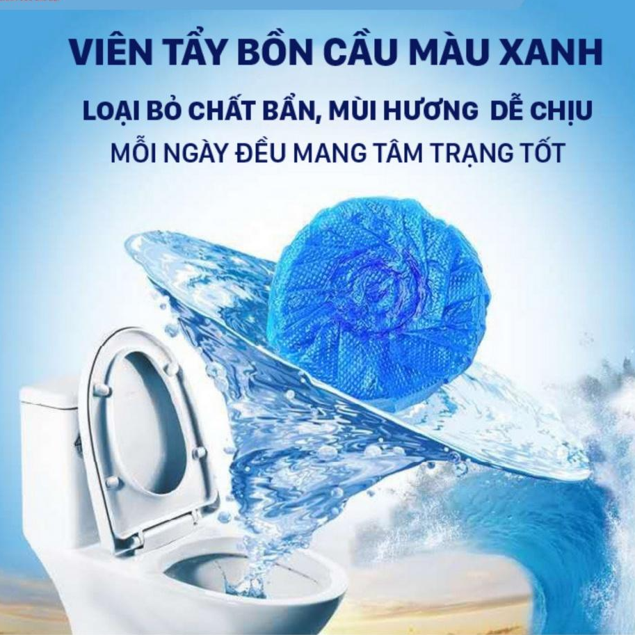 10 Viên Tẩy Bồn Cầu, Thả Bồn Cầu, Diệt Vi Trùng, Khử Mùi Nhà Vệ Sinh Tiện Dụng (1 Gói 10 Viên)