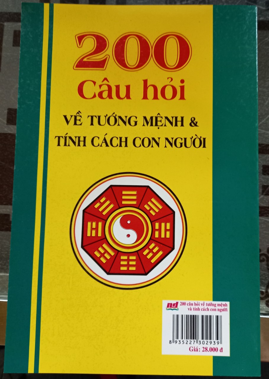 Combo 2 cuốn 200 câu hỏi về tướng mệnh và tính cách con người  + xem tướng mệnh hôn nhân