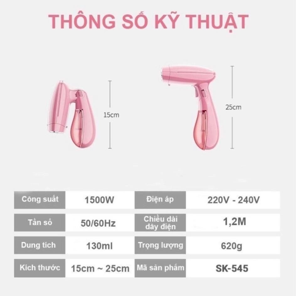 Bàn Là Ủi Hơi Nước Cầm Tay SEKA SK545 - Hàng Chính Hãng