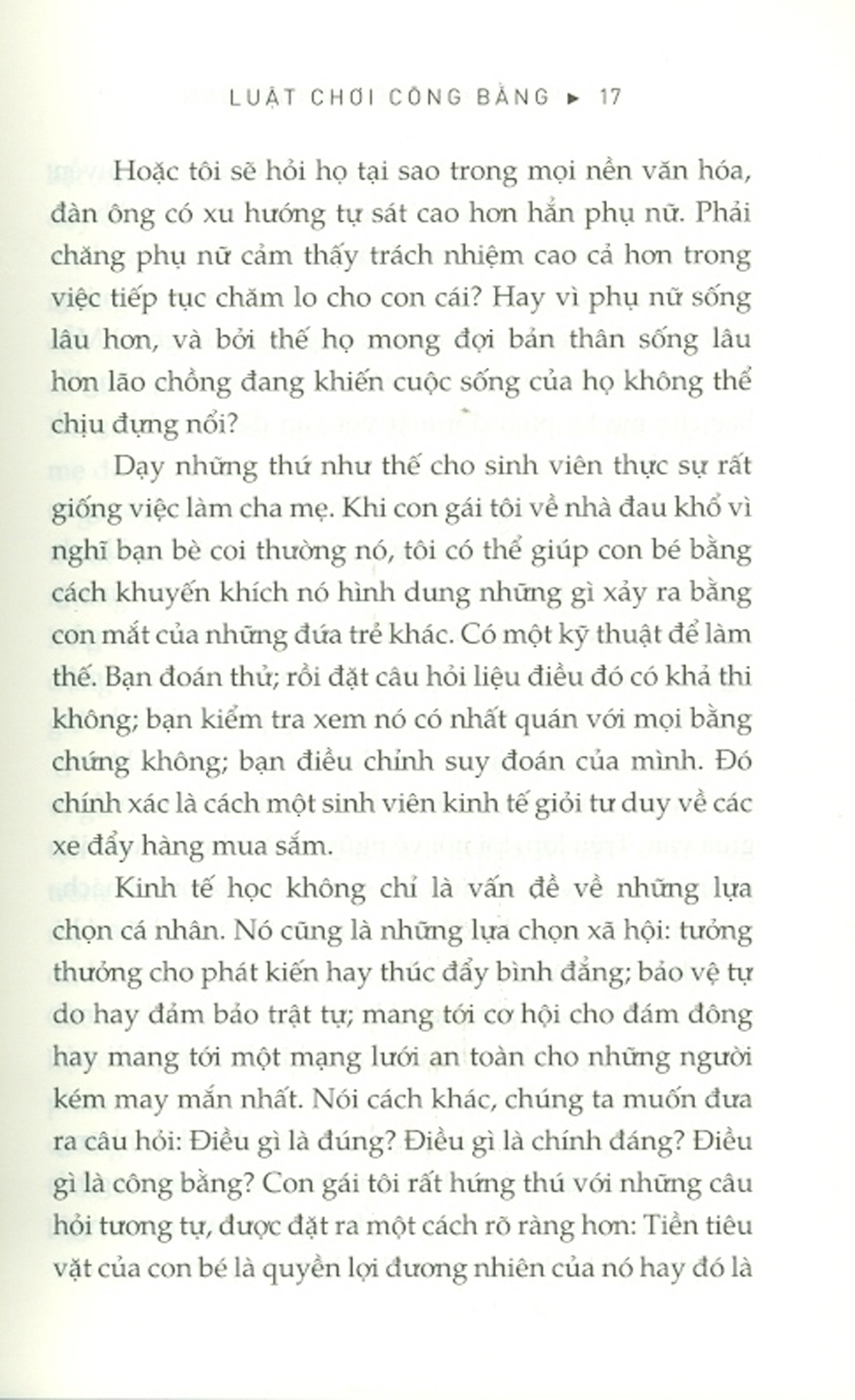 Luật Chơi Công Bằng - Con Cái Dạy Chúng Ta Về Kinh Tế Học, Giá Trị Và Ý Nghĩa Cuộc Đời Ra Sao?