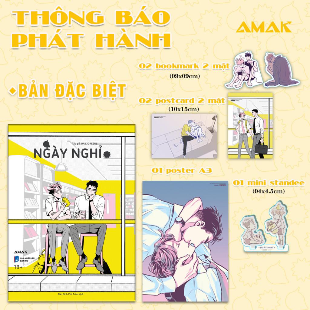 Ngày nghỉ - truyện manhua in màu - Amak