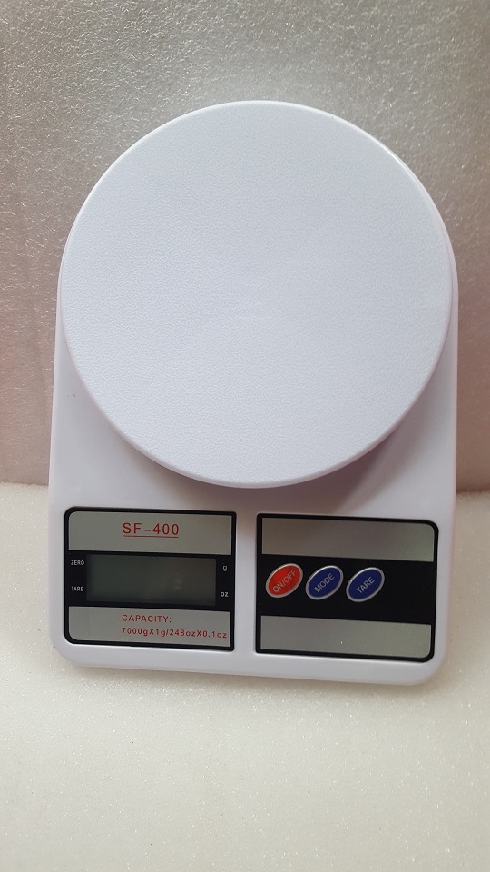 Cân điện tử để bàn Kitchen Scale SF-400, tải trọng tối đa 7Kg - Hàng chính hãng