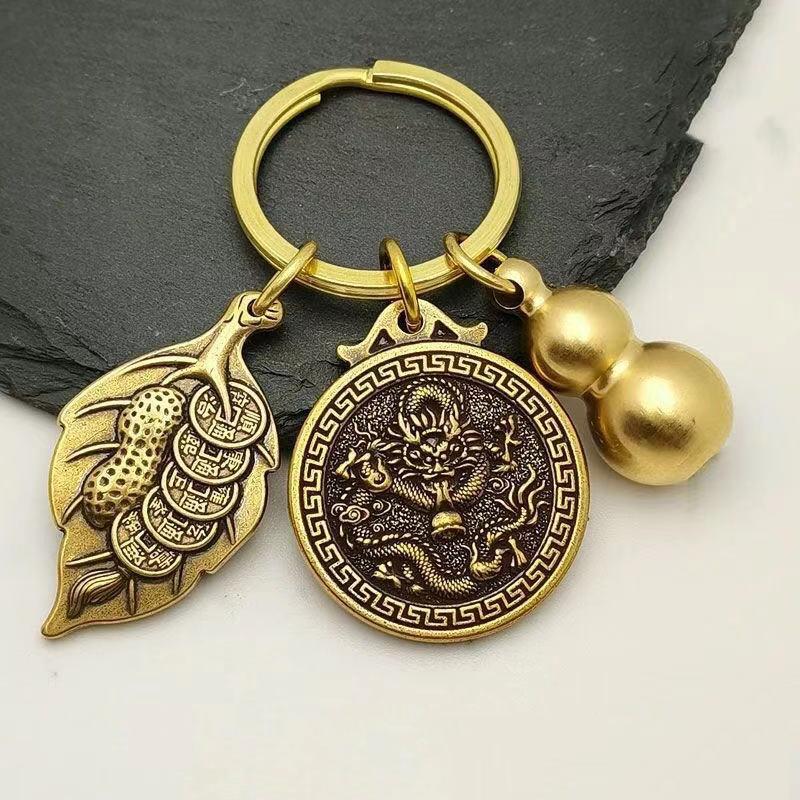 Móc Khóa Xe Máy Ô Tô 12 Con Giáp TUỔI RỒNG Phong Thủy THEO BẢN MỆNH - AnNhien