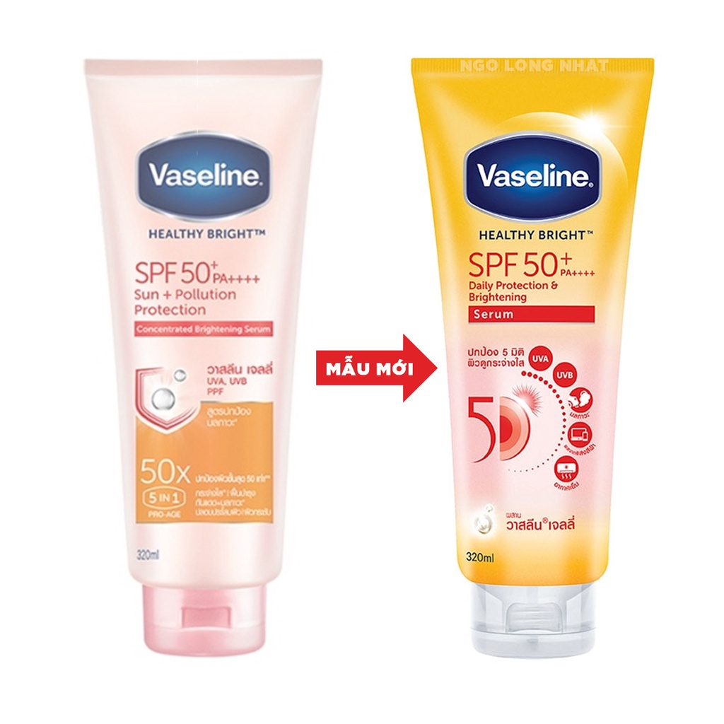 Dưỡng Thể Vaseline Chống Nắng SPF+ Sáng Da 300ml (Mới)( không có tem phụ- không xuất hóa đơn )