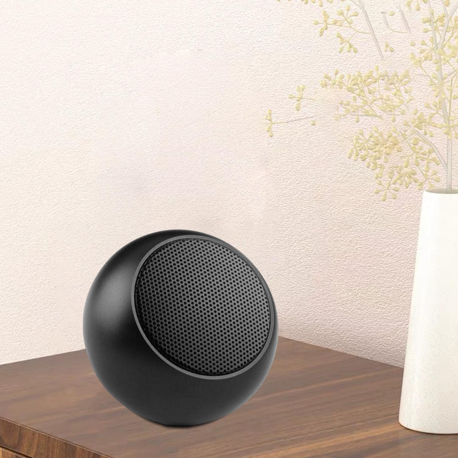 Portable Subwoofer Stereo Compact Durable for Sports Travel Camping Black