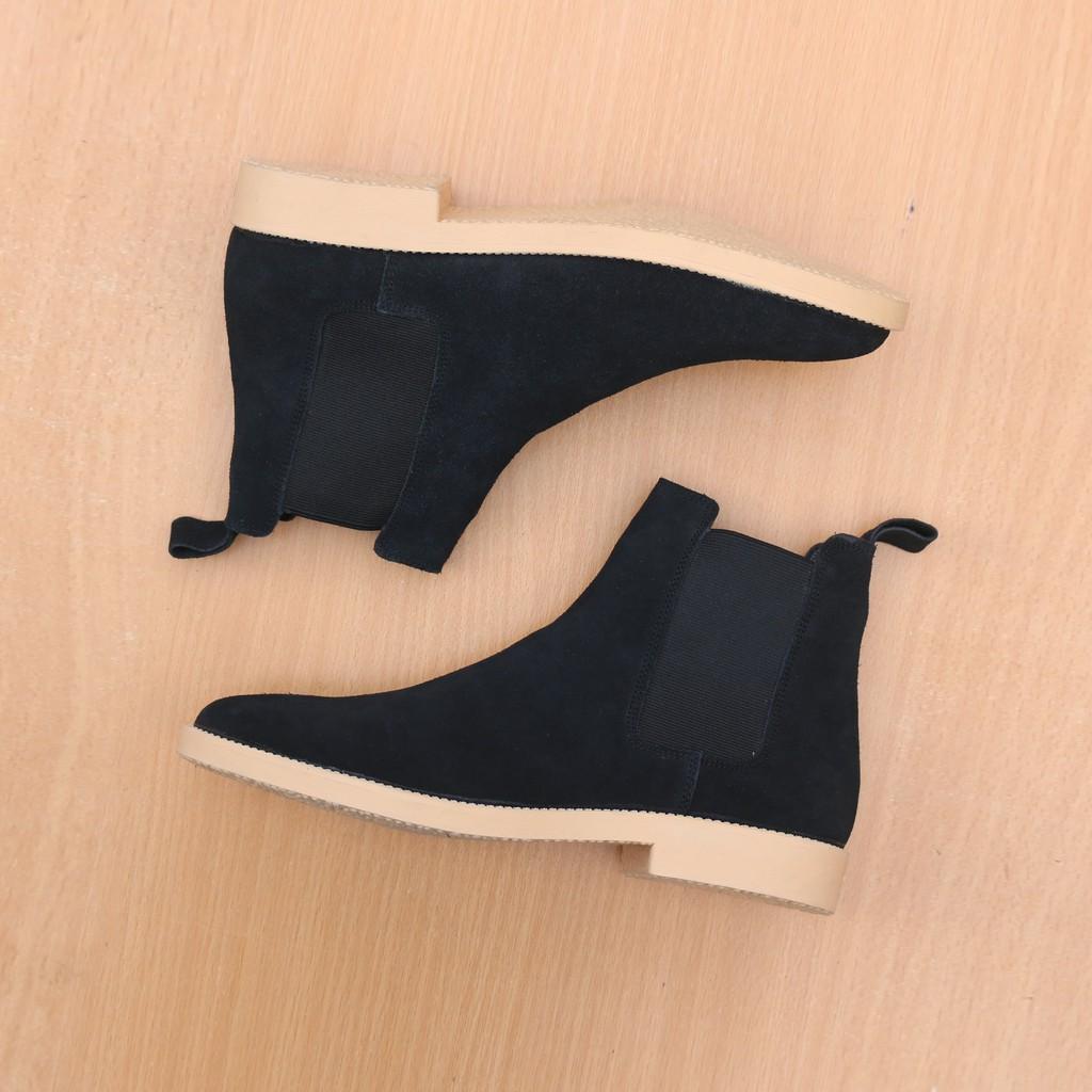 Chelsea Boots Tan da lộn, thích hợp với quần jeans