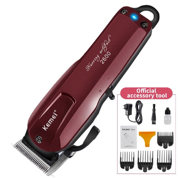 TÔNG ĐƠ CẮT TÓC KHÔNG DÂY CHUYÊN NGHIỆP KEMEI 2600
