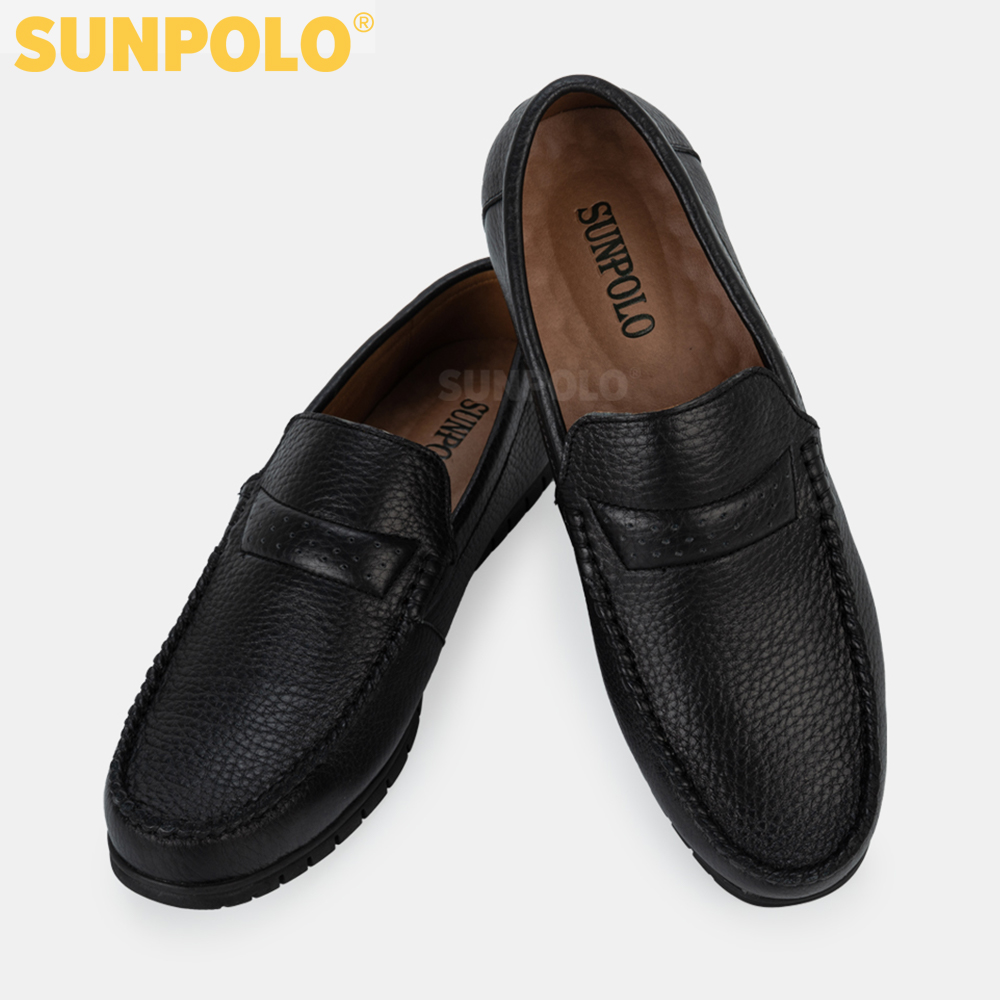 Giày Da Nam, Giày Lười Da Nam SUNPOLO SU2589