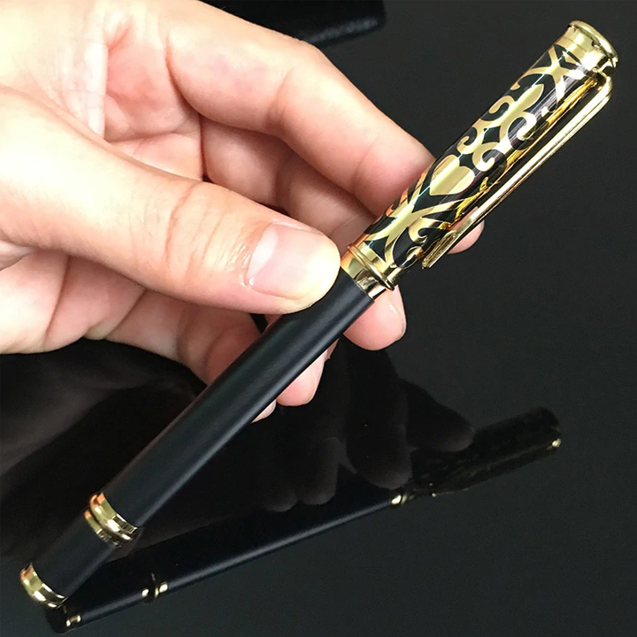 Bút ký Lộc phát GOLD 168 - Đen