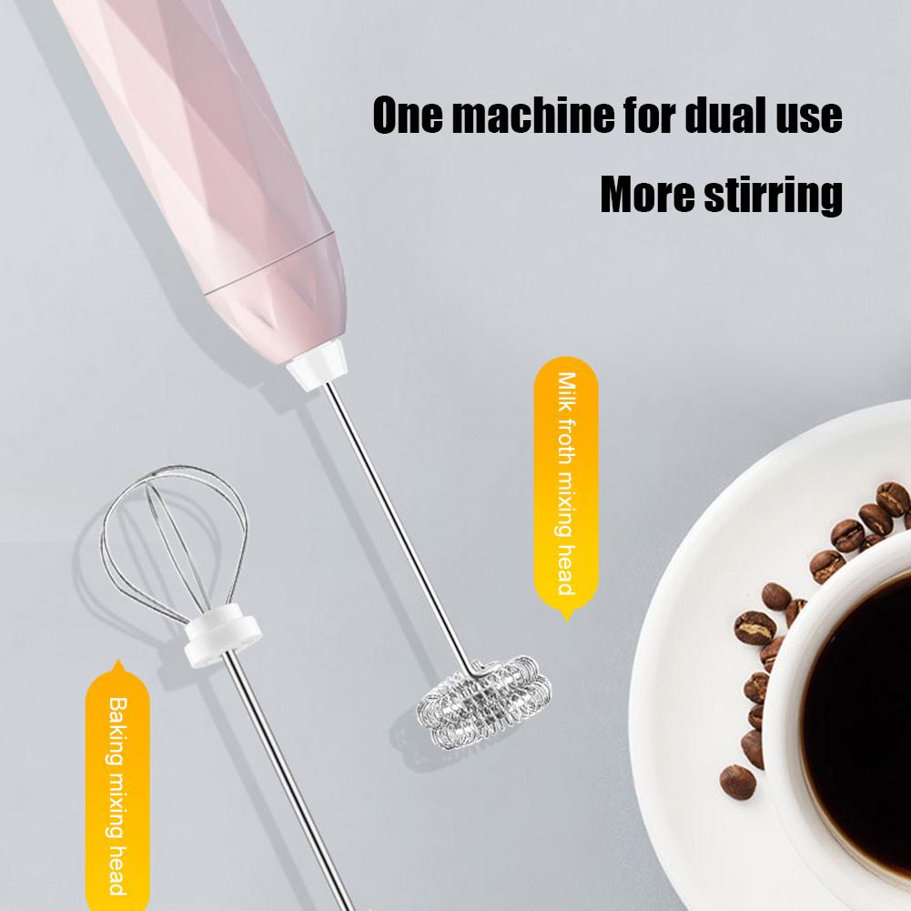 Mới Sữa Uống Cà Phê Đánh Trộn Điện Trứng Be Điện Sữa Rửa Mặt Foamer Ca Đánh Sữa Bằng Tay Tay Hộ Gia Đình Tiện Ích