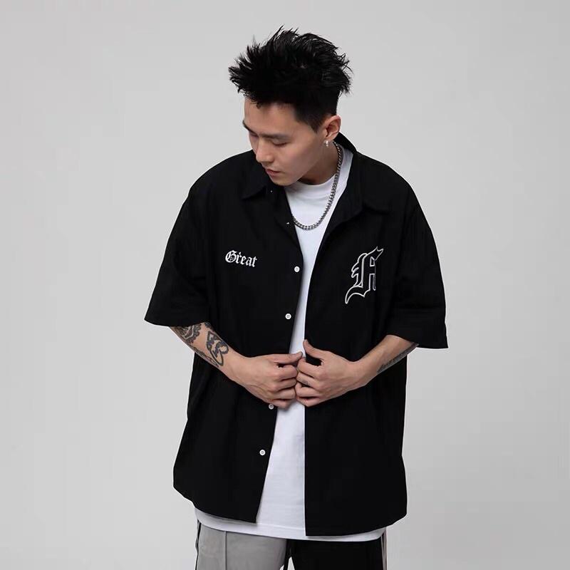 HÀNG MỚI VỀ Áo sơ mi thánh giá CANVAS cực chất - somi unisex chữ thập