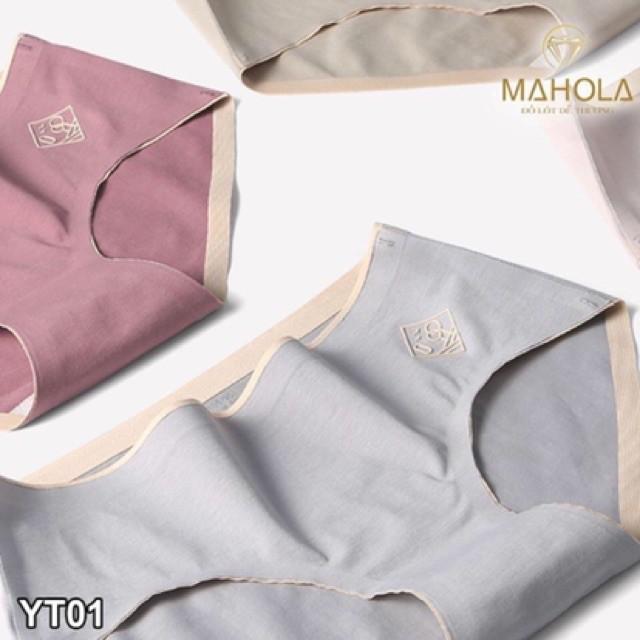 Quần lót nữ, Com bo 5 quần lót cotton O2 ép không đường may kháng khuẩn, chống viêm nhiễm