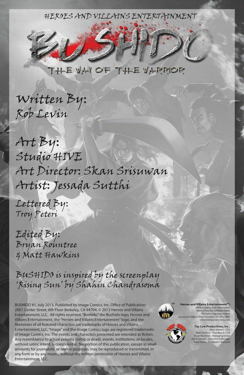 bushido - the way of the warrior chapter 1 2