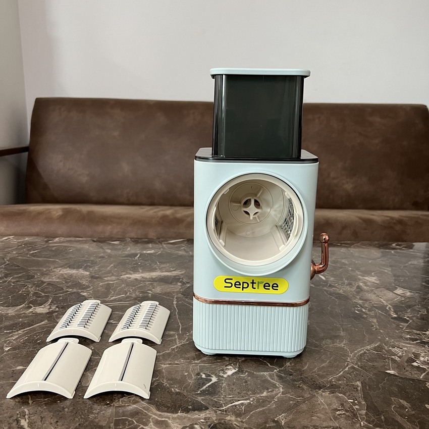 Máy thái rau củ quả đa năng 3 chế độ, thương hiệu Mỹ cao cấp Septree WT-QC613 - Hàng Nhập Khẩu