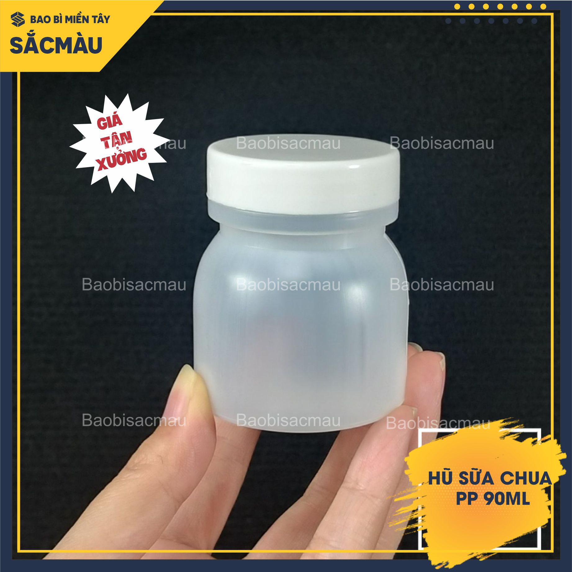 50 HŨ ĐỰNG SỮA CHUA 90ML