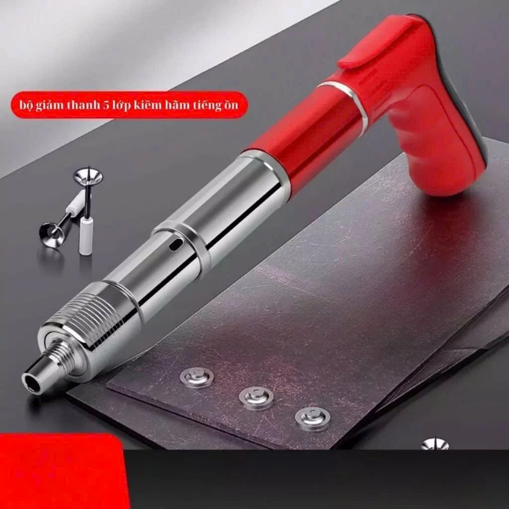 Máy Bắn Đinh Xuyên Bê Tông Sắt Thép – Quà Tặng 100 Đinh &amp; Hộp Phụ Kiện Loại Xịn Siêu Bền
