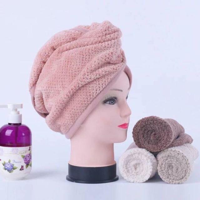 Khăn ủ tóc làm khô tóc siêu nhanh