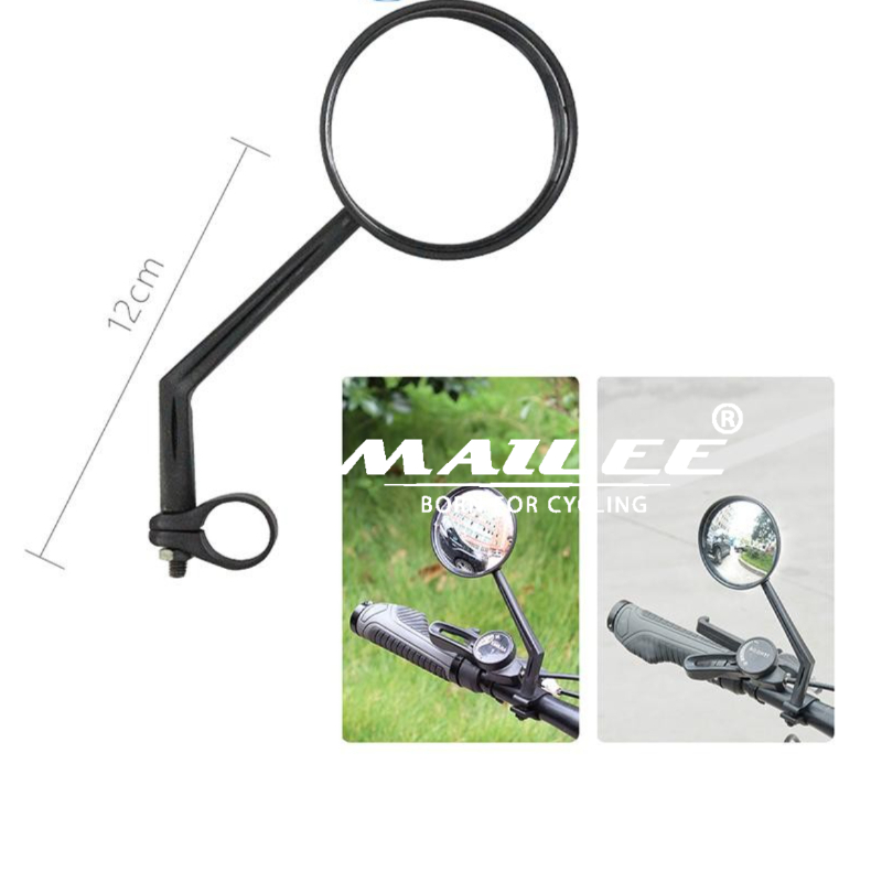 Gương Chiếu Hậu An Toàn Cho Xe Đạp gương tròn nhựa nhìn rõ ràng dành cho Xe Đạp Leo Núi và Đường Phố Mai Lee