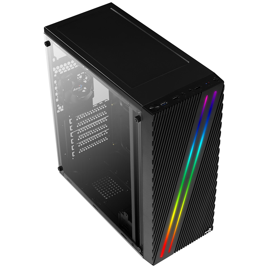 Vỏ Case Máy Tính Aerocool Streak Led RGB - Hàng Chính Hãng