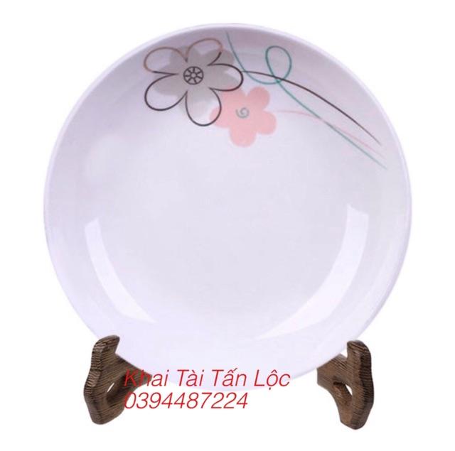 Giá đỡ đĩa , khay dựng bánh trà gỗ cánh gà cao 20 cm