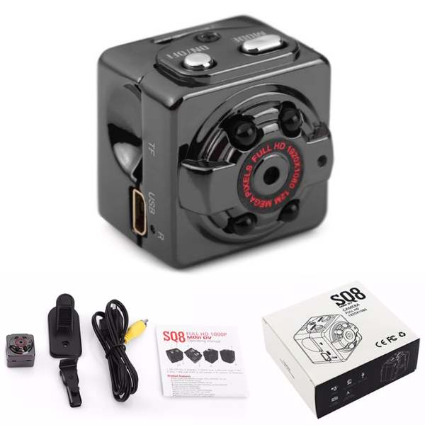 Camera hành trình mini SQ8 cao cấp FULLHD 1920 x 1080 sắc nét hồng ngoại tầm nhìn ban đêm