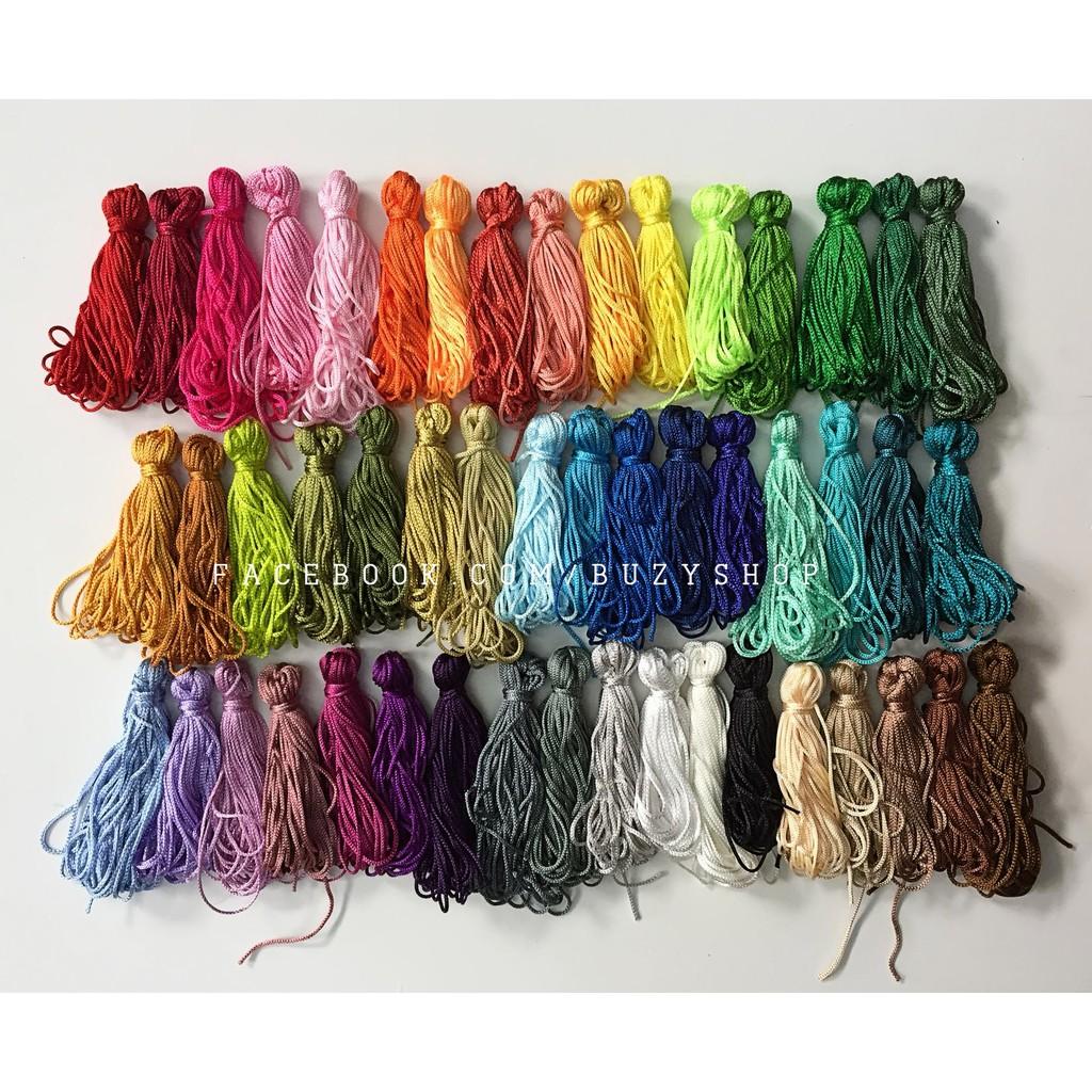 Dây cotton thắt vòng 1mm nguyên liệu thủ công