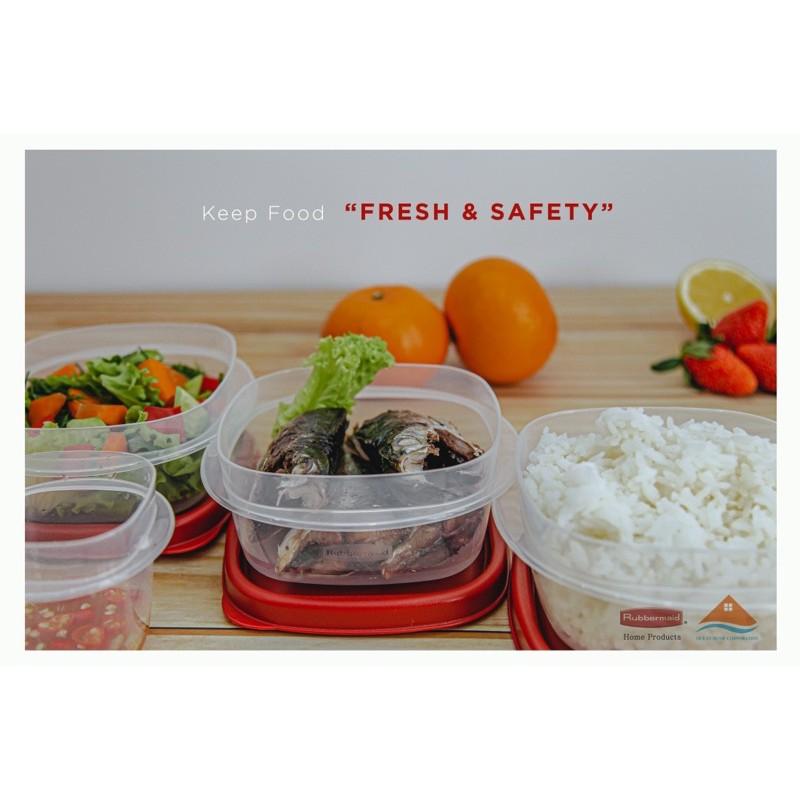 Set 3 hộp đựng thực phẩm RUBBERMAID Size 296ml
