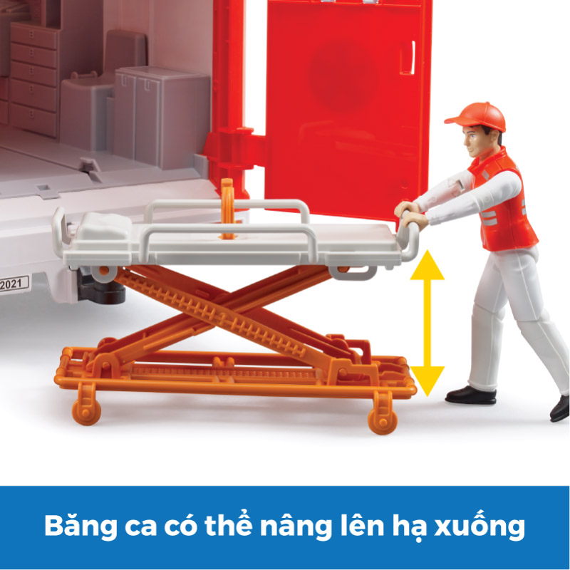 Đồ Chơi BRUDER Xe Cấp Cứu Mercedes Benz Và Nhân Viên Y Tế BRU02676
