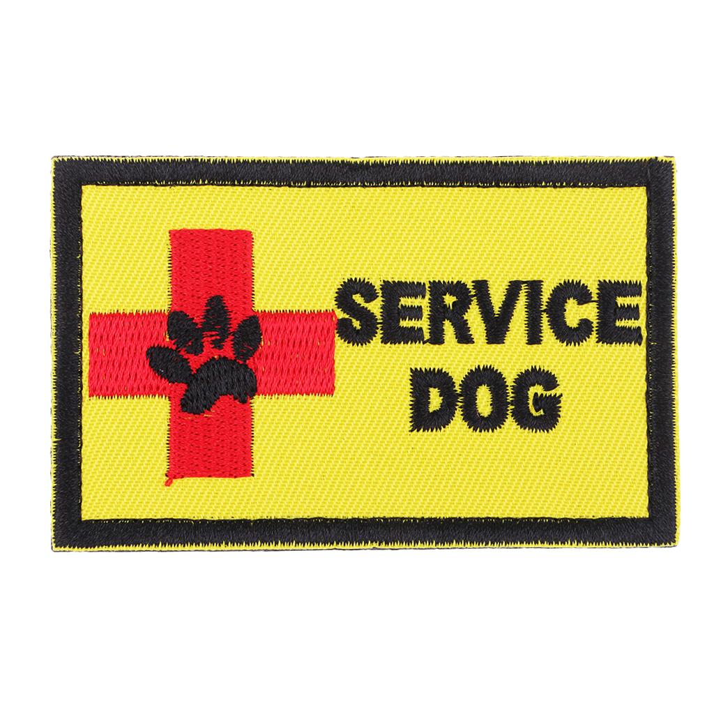SERVICE DOG Embroidery Patch Sew-on Armband Applique Badge for Outdoor Bags Decoration