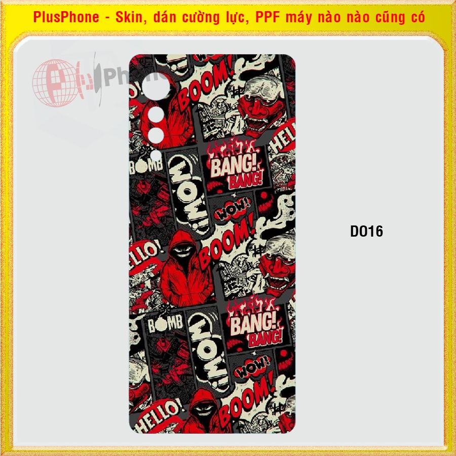 Dán Skin cho điện thoại LG Velvet 5G in hình nhiều mẫu hot, độc lạ