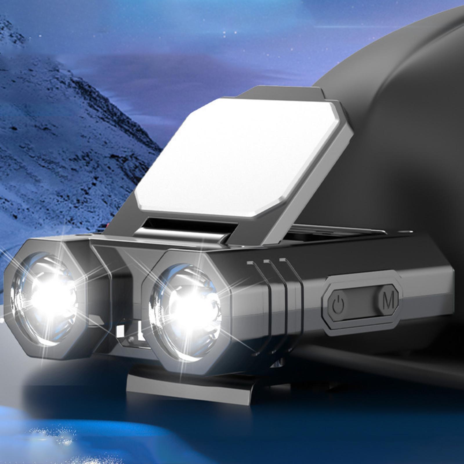 Strong Light Mini Clip On Brim Lamp Hat Light for Running Outdoor