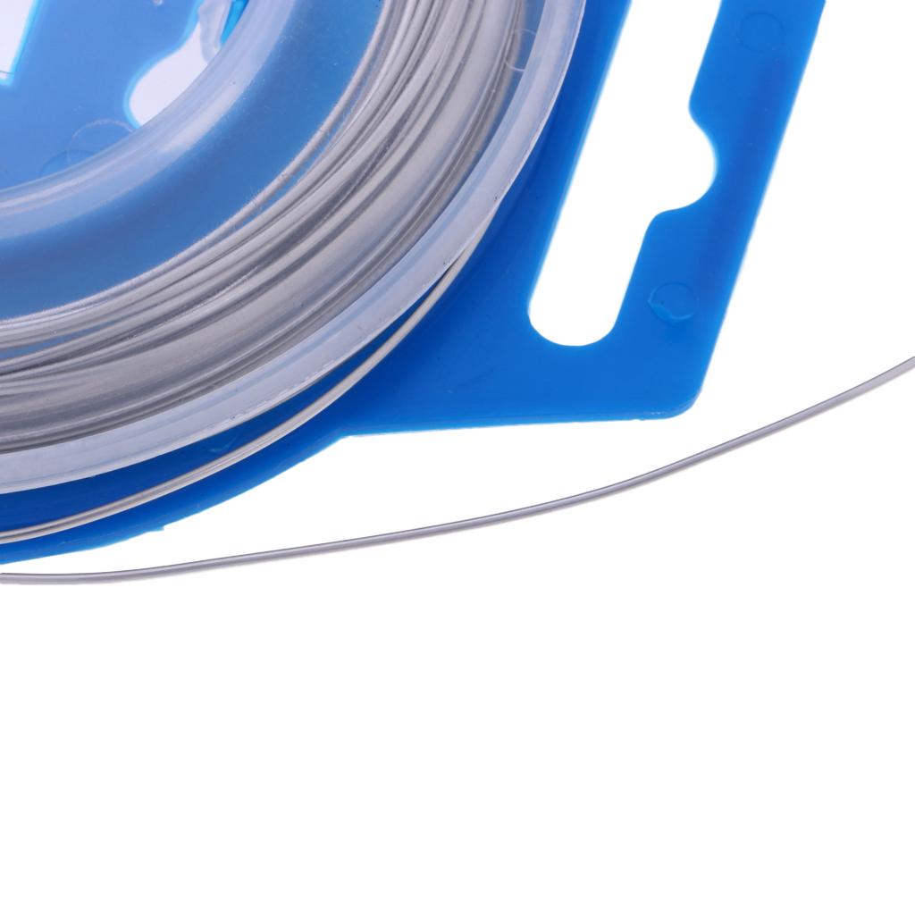 Dây Thép Không Gỉ An Toàn Khóa Nơ Cuộn Ống Cuộn 0.8 Mm X 25' Dây Cáp