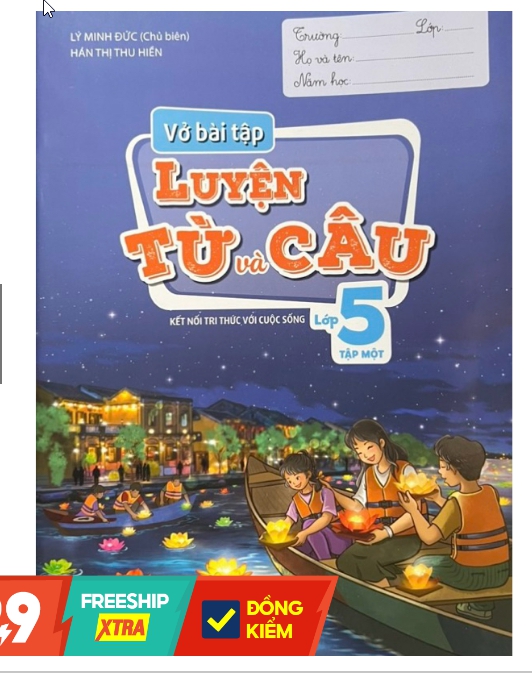 Sách -Vở Bài Tập Luyện Từ Và Câu Lớp 5 -Tập Một
