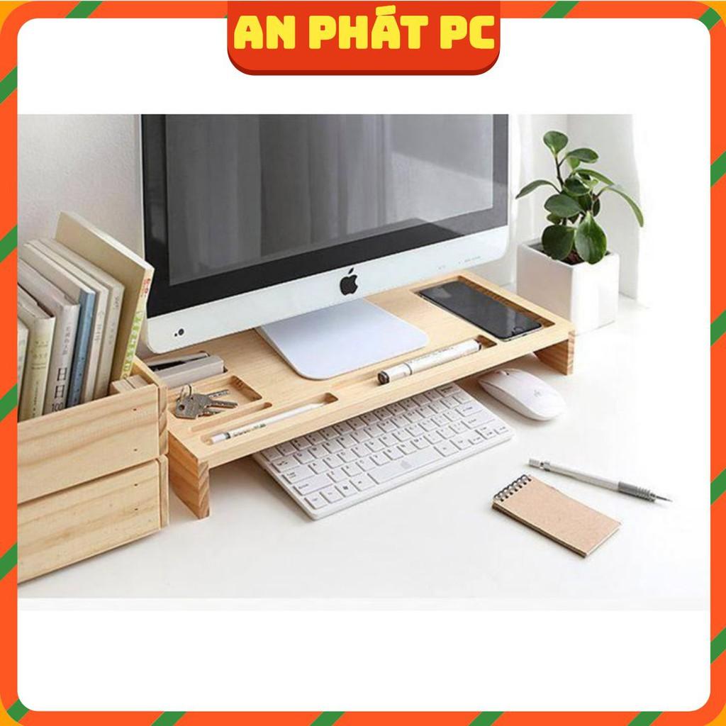 ️ Kệ Gỗ Kê Màn Hình Máy Tính, Laptop, iMac ️ Màu Trơn Tiện Dụng