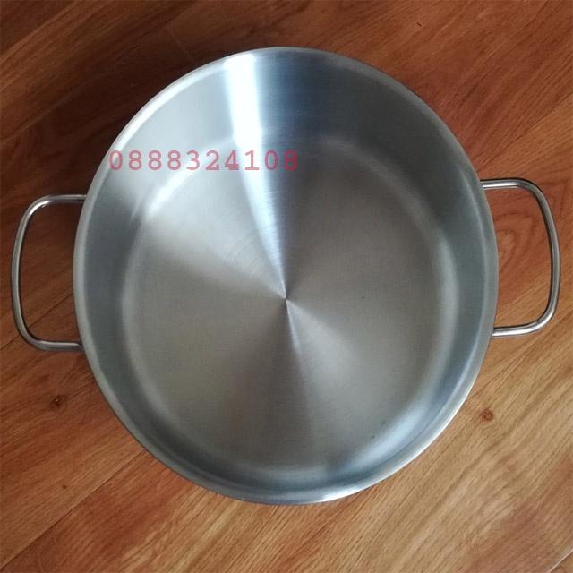 Nồi Xửng Hấp Inox 3 đáy Zebra Thái Lan sử dụng bếp từ đa năng có xửng hấp 24cm 6,2 lít 163640