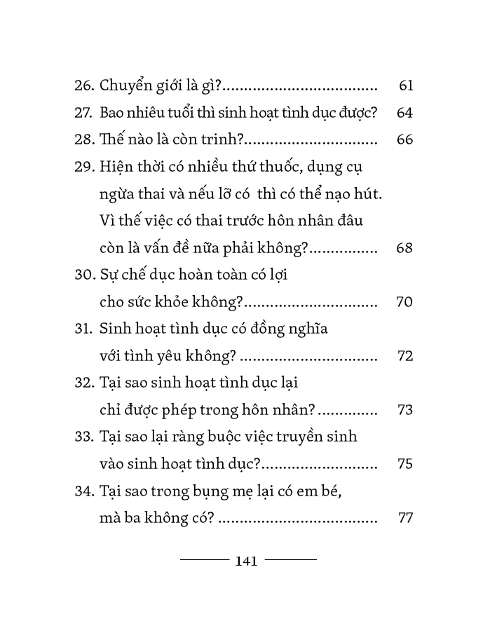 GIẢI ĐÁP THẮC MẮC GIỚI TÍNH - Trả Lời Bạn Trẻ Nam Nữ