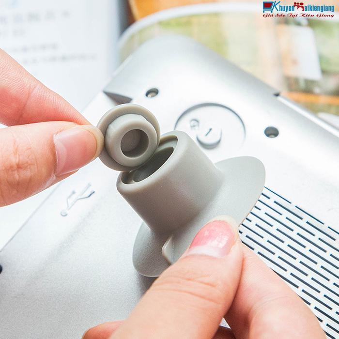 Giá đỡ chống nóng laptop 4 nút cao su giúp tản nhiệt dễ vệ sinh máy, nâng tầm nhìn
