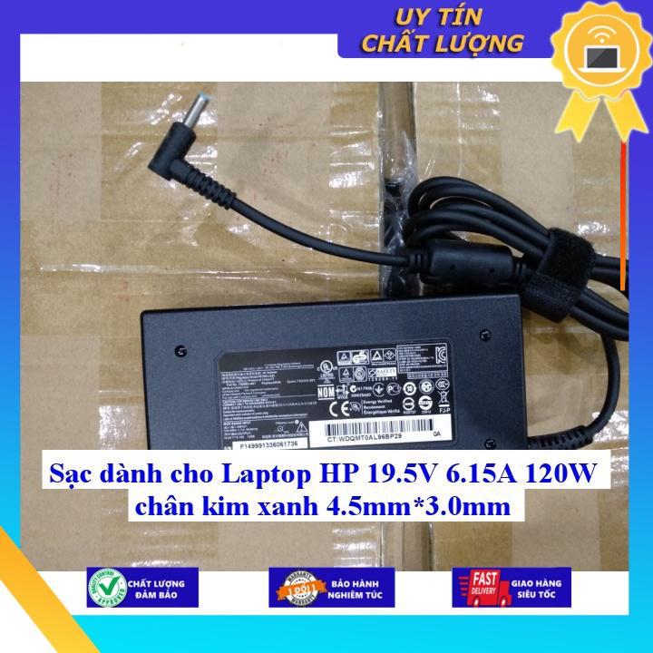 Sạc dùng cho Laptop HP 19.5V 6.15A 120W chân kim xanh 4.5mm*3.0mm - Hàng Nhập Khẩu New Seal