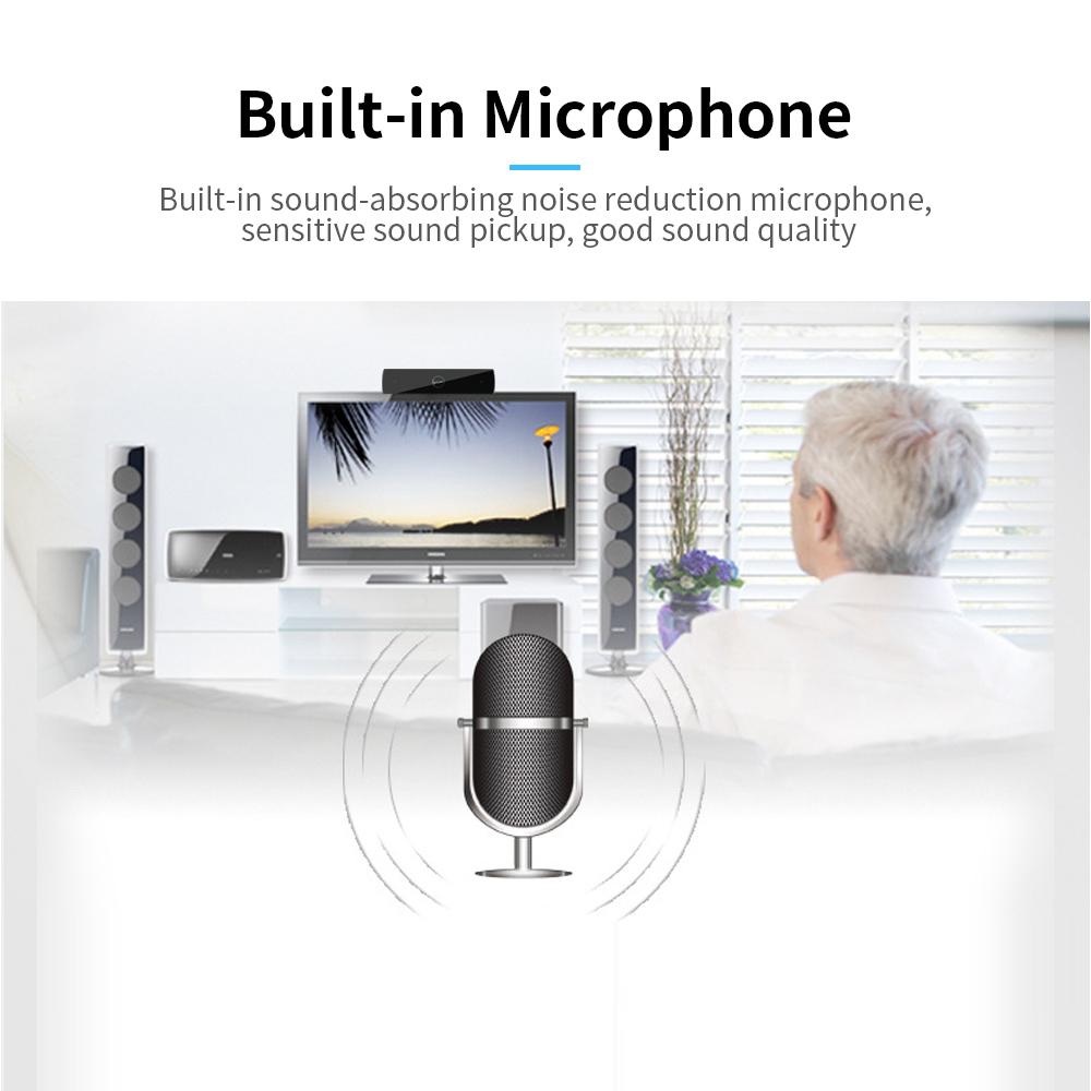 Camera hội nghị HD 1080P Góc rộng tiêu cự cố định Camera hành trình USB tích hợp micrô không có ổ đĩa cho PC