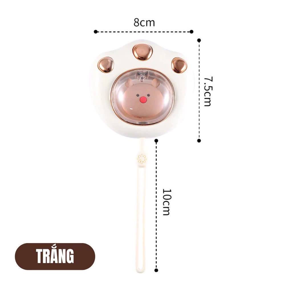 Máy sưởi ấm mini Cổng Sạc USB Type C cầm tay đèn LED 2 mức độ nhiệt Làm ấm nhanh Văn Phòng Du Lịch Phượt Dã Ngoại Sưởi ấm tay Mat-xa cổ vai gáy Gọn nhẹ dễ dàng bỏ túi sử dụng phù hợp mang đi học đi làm - Hàng Nhập Khẩu