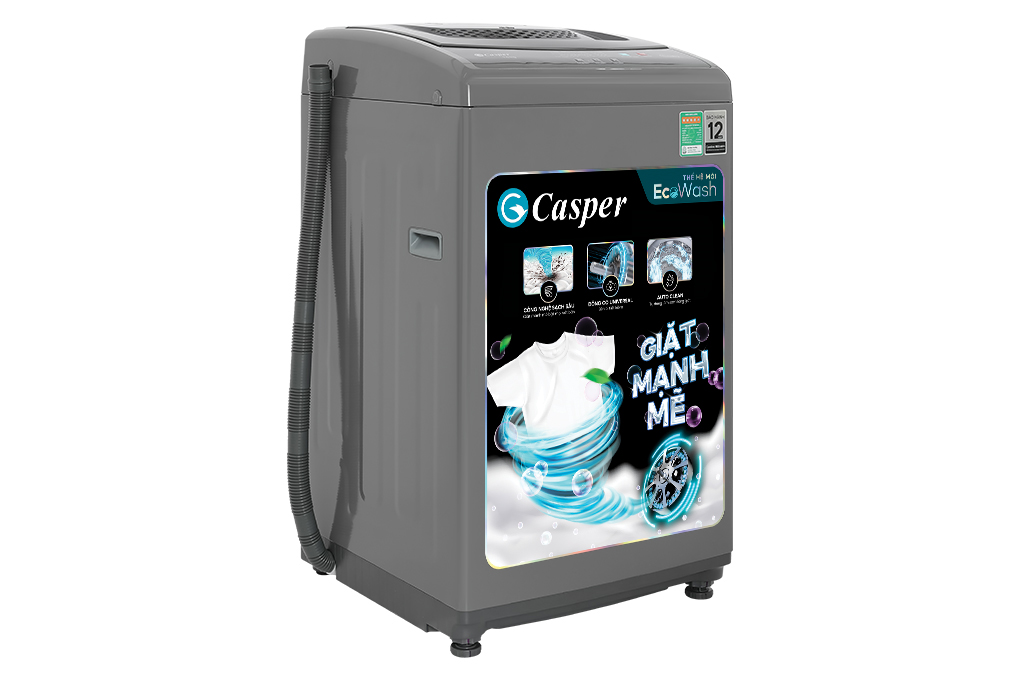 Máy giặt Casper 7.5 kg WT-75NG1 - Hàng chính hãng - Chỉ giao HCM