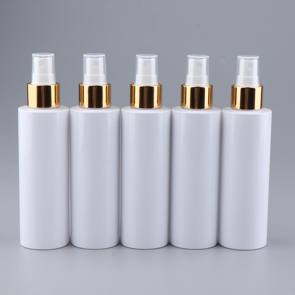 5x Refillable Empty Spray Bottle Liquid Makeup Toner Container for Travel