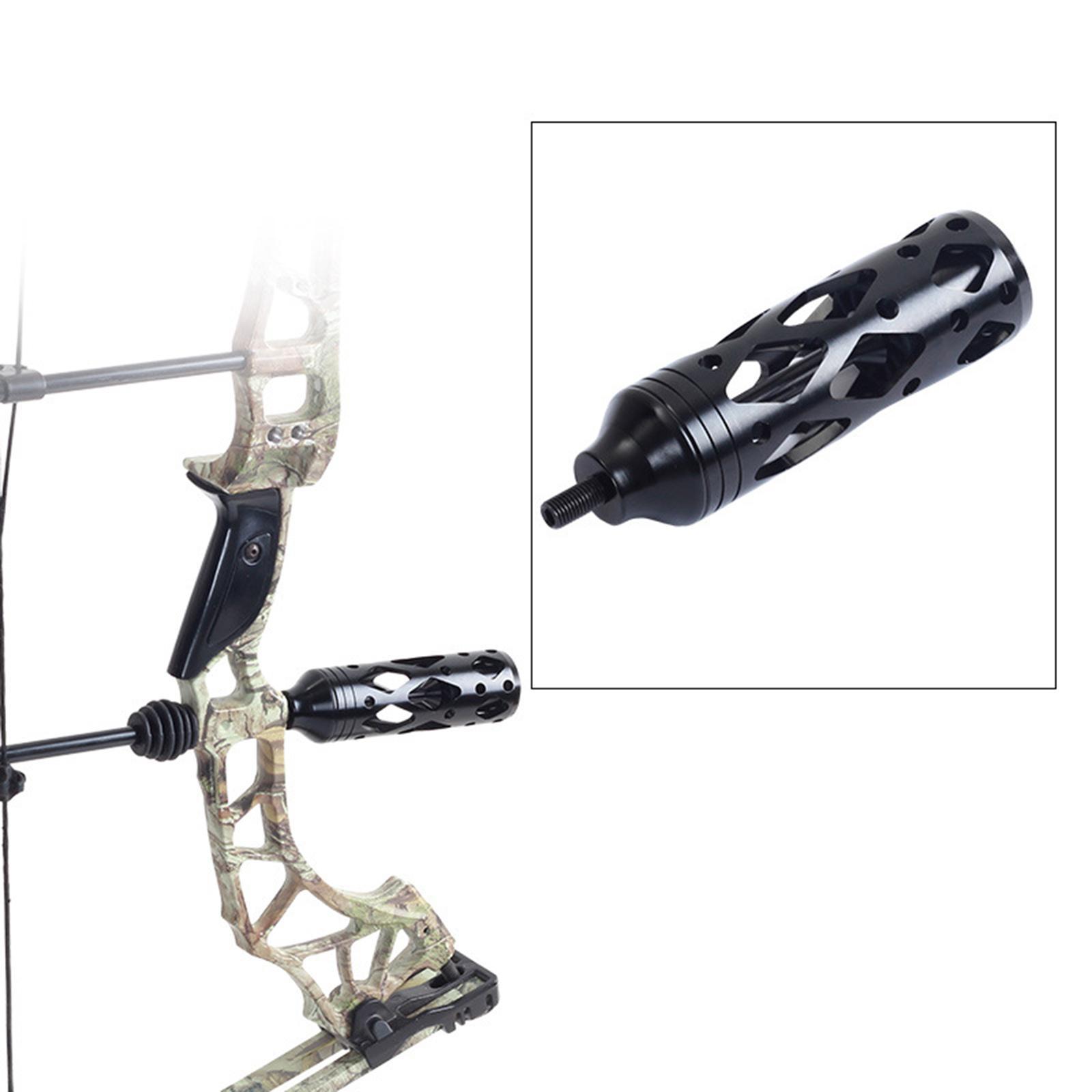 Archery Aluminum Bow Stabilizer Vibration Reduction Hunting Bow Stabilizer Damping for Compound Recurve Bow Accessories
